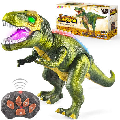 Buy now JOYIN Robot Dinosaur Toy for Kids Boys 3+ Big T.rex with Light and Realistic Roaring Sound, Remote Control Walking & Dancing Dinosaur, Electronic Steam Toy, Birthday Gift for Kids Boys Girls at indiglob india