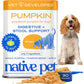 Native Pet Pumpkin for Dogs - Organic Powder Pumpkin Puree Dog Food Toppers -Rich in Fiber Supplement Powder Helps with Digestion, Nutrient Absorption, Diarrhea, Constipation & Upset Stomach-30 Scoops