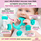 Baby Elefun Teething Ring for Babies 0-6 Months - 5X Pain Relief Smart Teether - Zero Developmental Delay Silicone Teether - Cute Infant Chew Toy, Shower Gift
