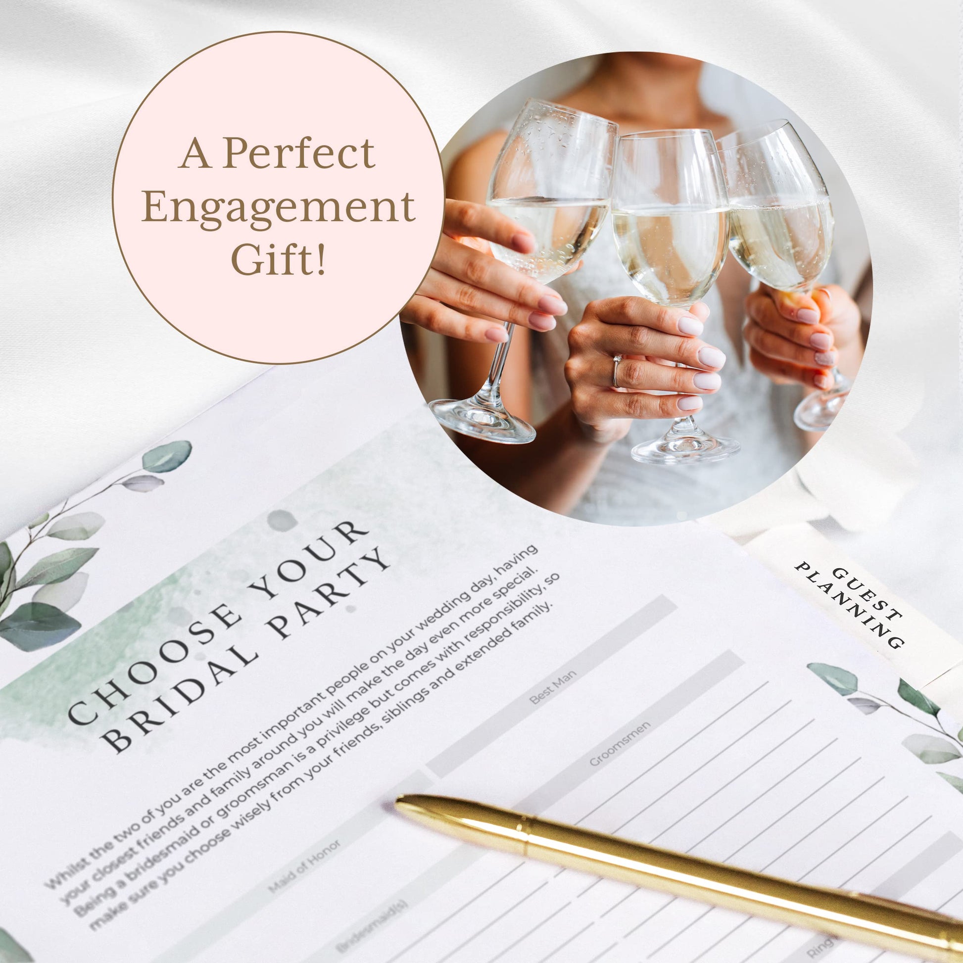Buy now Your Perfect Day Wedding Planner Book and Organizer - Wedding Planner Book - Bridal Planning Binder with Countdown Calendar - Bride Gifts - (FLORAL) at indiglob india