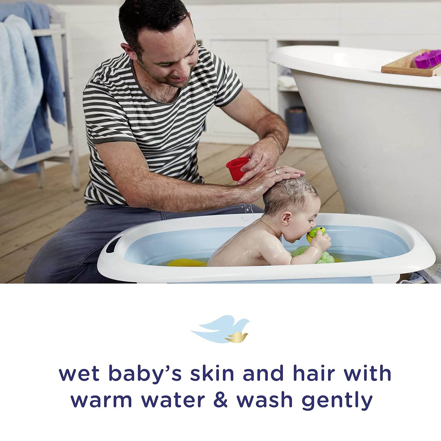 Baby Dove Sensitive Skin Care Baby Wash For Baby Bath Time Rich Moisture Tear-Free and Hypoallergenic, 20 oz (Packaging May Vary) - My Store