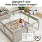 ZEEBABA Baby Playpen, Big Play Pen for Babies(59x59x27inch), Kids Safe Play Center for Babies and Toddlers, Baby Fence Gives Mommy a Break