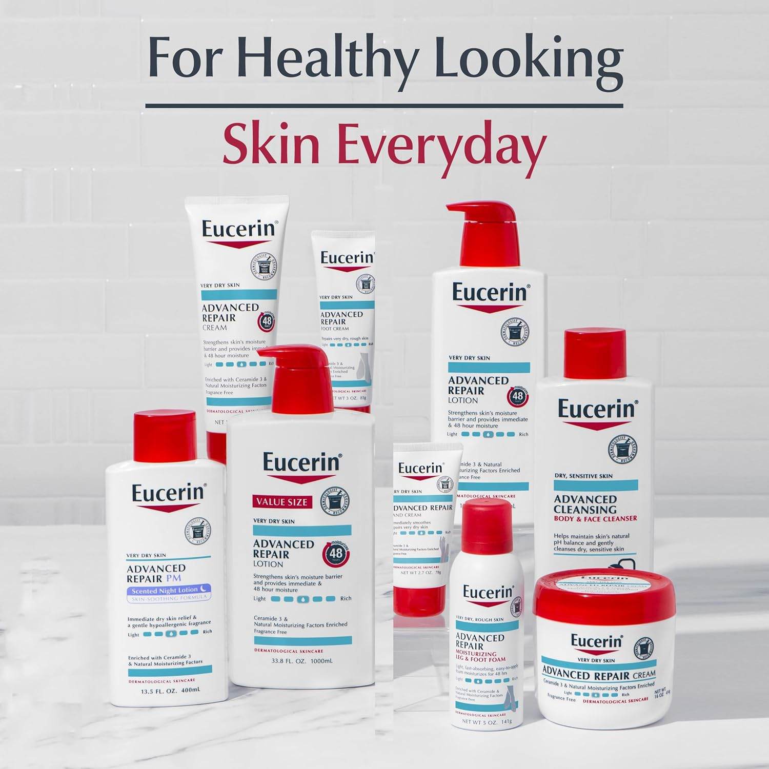 Eucerin Advanced Cleansing Body & Face Cleanser - Fragrance & Soap Free for Dry, Sensitive Skin - 16.9 fl. oz Bottle - My Store