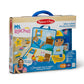 Buy now Melissa & Doug?? Ms. Rachelƒ?› What to Wear Felt Activity Board Take-Along Preschool Learning Toy for Boys and Girls - FSC Certified at indiglob india
