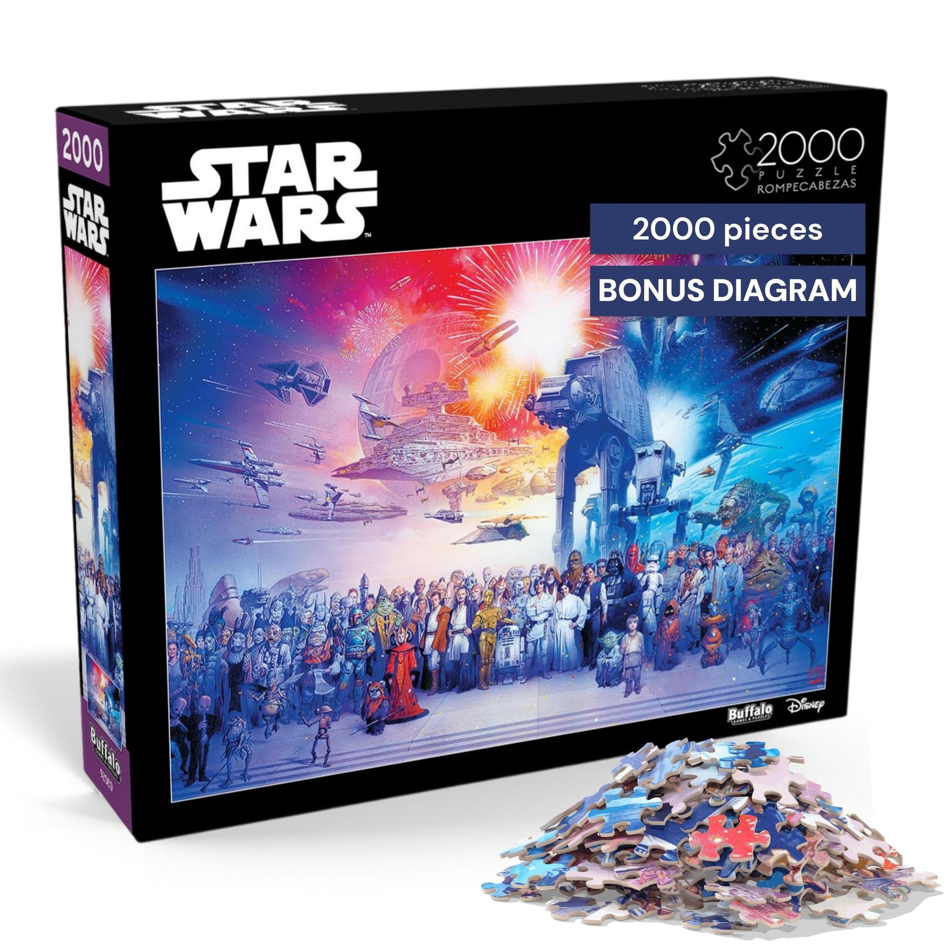 Buy now Buffalo Games - Star Warsƒ?› - You were The Chosen One - 2000 Piece Jigsaw Puzzle for Adults - Challenging Puzzle Perfect for Game Nights - Finished Size is 38.50 x 26.50 at indiglob india