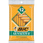 BIC Single Blade Razor, Sensitive, 12 ct