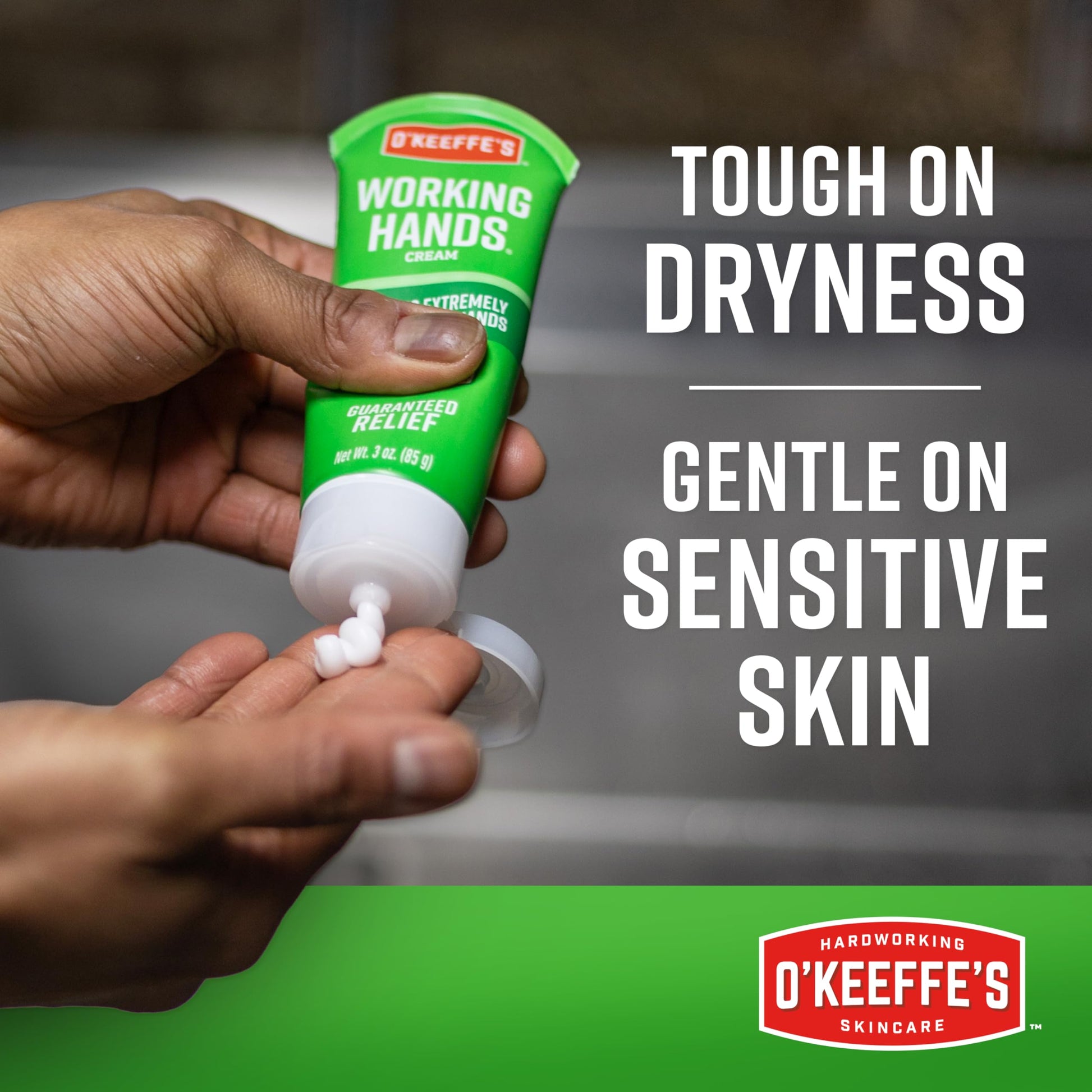 Buy now O'Keeffe's Working Hands Hand Cream for Extreme Dryness - 3 oz Tube (2 Pack) - Repairing Skincare for Cracked, Dry Hands at indiglob india