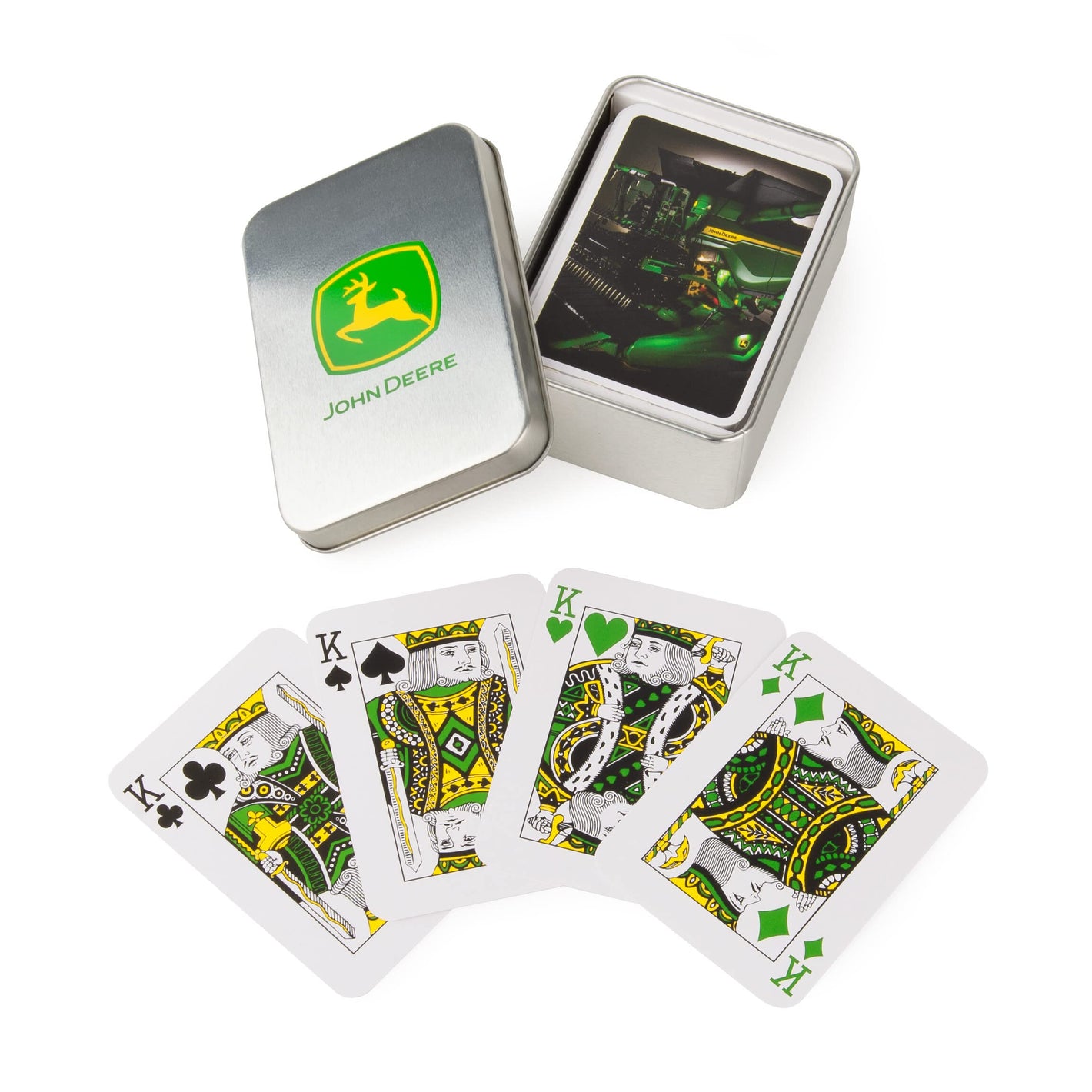 Buy now John Deere Playing Cards – Standard Playing Card Deck with Collector’s Tin – Family Game Fun for Ages 6+ at indiglob india