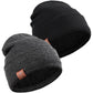 OZERO Winter Beanie Daily Hat - Thermal Polar Fleece Ski Stocking Skull Cap for Men and Women