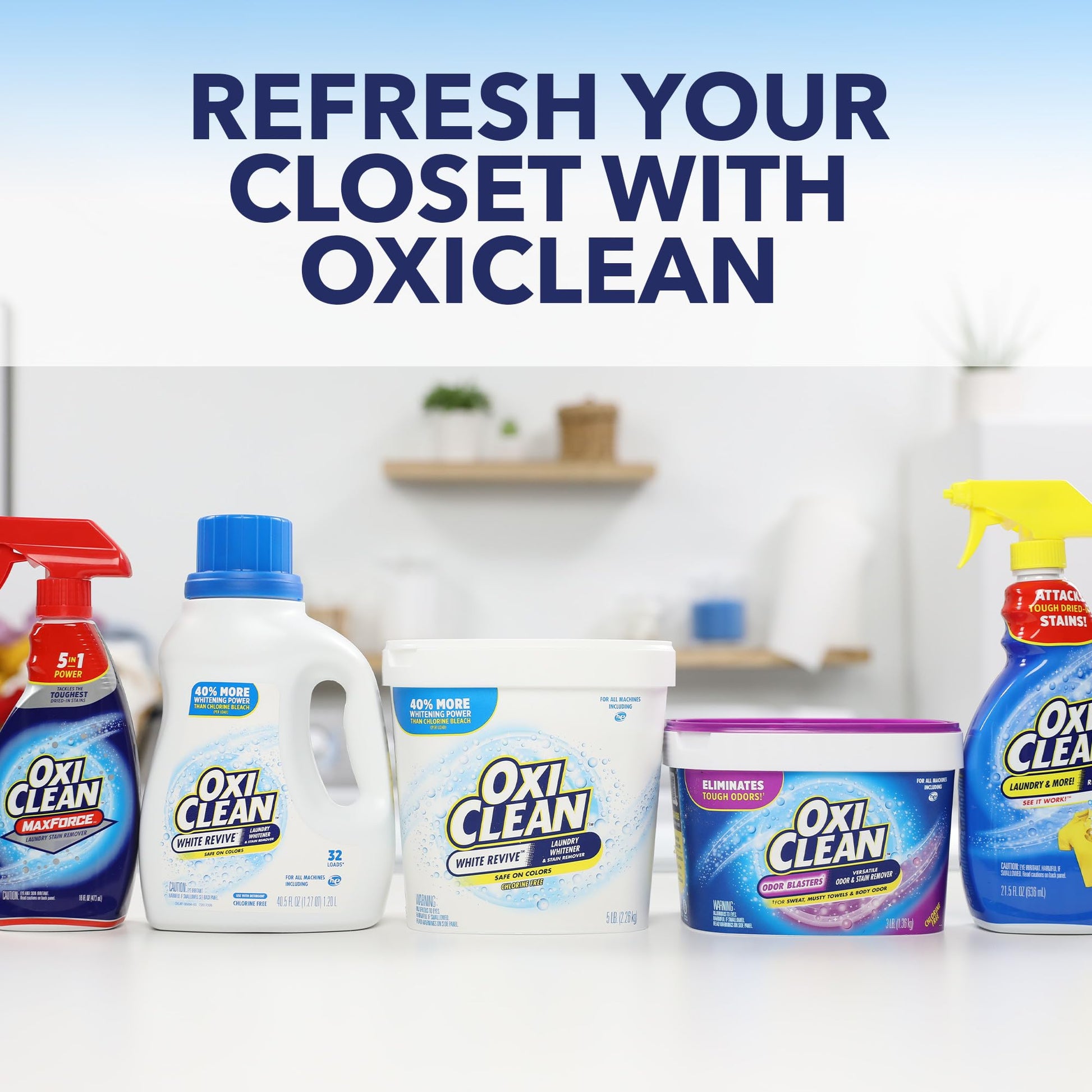 Buy now OxiClean White Revive Laundry Whitener and Stain Remover Powder, Alternative to Bleach for Laundry, 3 lb at indiglob india