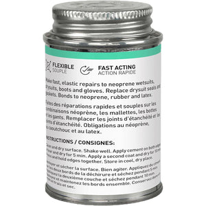 GEAR AID Aquaseal NEO Neoprene Contact Cement for Wetsuit, Wader, and Watersports Gear Repair – Fast-Drying, Waterproof, Flexible Adhesive