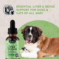 Animal Essentials Liver Defense-Herbal Formula for Dogs & Cats, Maintain Healthy Liver Function, Sweet Taste, 100% Organic Human Grade Herbs, Veterinarian Recommended Animal Wellness Tonics - 1 Fl Oz