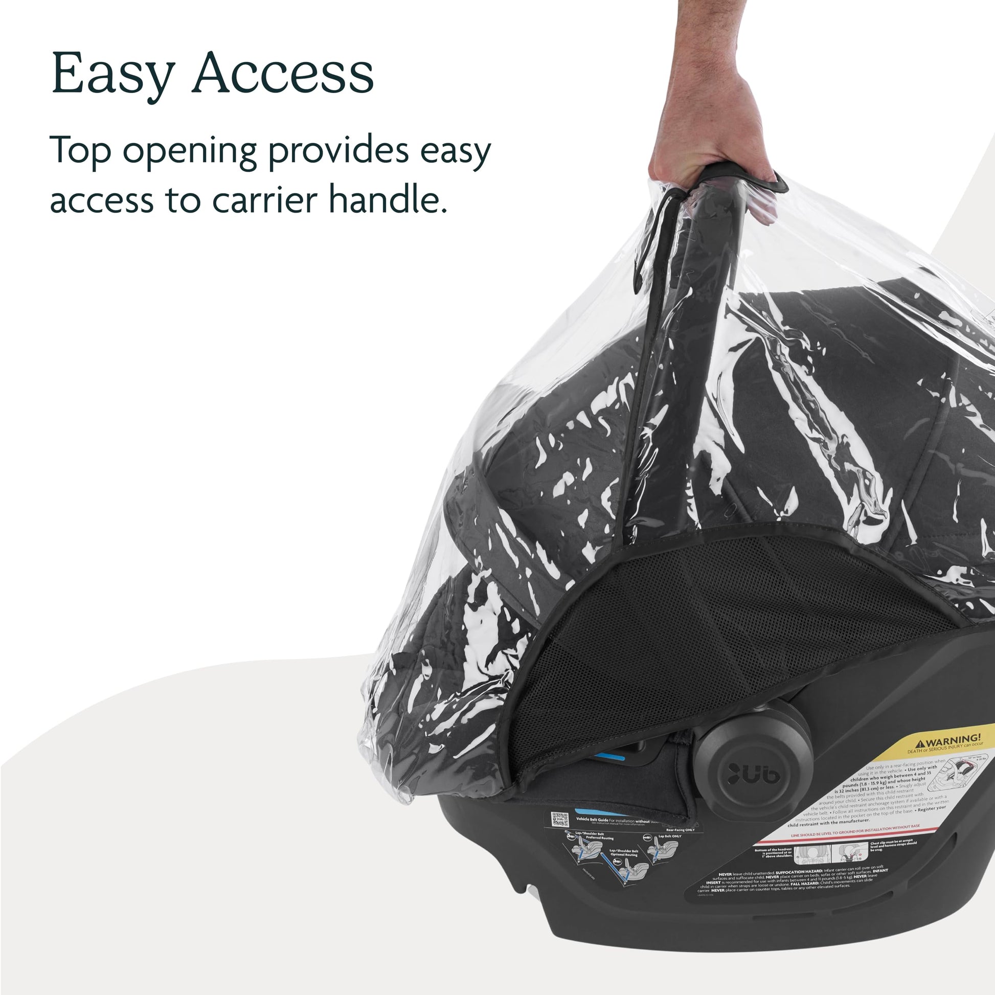 Buy now UPPAbaby Rain Shield for Mesa and Aria Infant Car Seat Carriers - Waterproof and Windproof Coverage - Ventilated Design - Quick Attachment at indiglob india