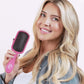The Knot Dr. hair brush by Conair - Detangling hair brush - Removes Knots and Tangles in wet or dry Hair - hair brushes for women - Pink