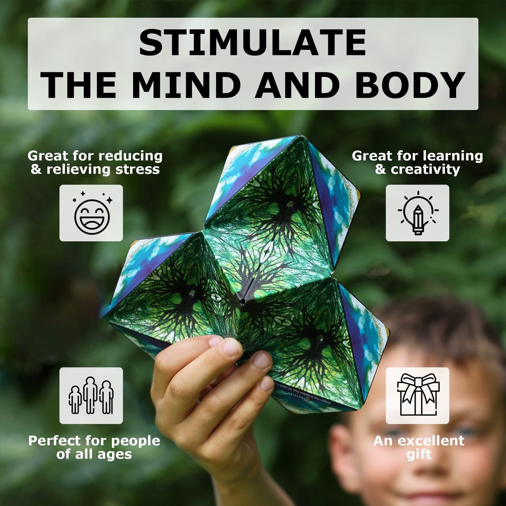 Buy now Shashibo Shape Shifting Box - Award-Winning Fidget Toy w/ 36 Rare Earth Magnets - Fidget Cube Transforms Into Over 100 Shapes, Sensory Toy Gift for Kids, Teens, and Adults (Undersea) at indiglob india