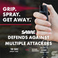 SABRE Pepper Spray, Quick Release Keychain for Easy Carry and Fast Access, Finger Grip for More Accurate and Faster Aim, Maximum Police Strength OC Spray, 0.54 fl oz, Secure and Easy to Use Safety