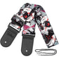 Skull Guitar Strap Leather Ends Guitar Shoulder Strap for Bass, Electric, Acoustic Guitars, Best Gift for Men Women Guitarist