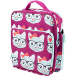 Buy now Kids Insulated Lunch Box w Snack Pocket & Expandable Water Bottle Holder For Girls- Waterproof Lunchbox Tote Keeps Food Hotter or Colder Longer - Reusable Back to School Bag Fits Most Bento Containers Kitty at indiglob india