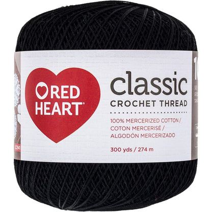 Red Heart Crochet Thread Yarn, 300 Yards, Victory Red, 1 Count (Pack of 1)