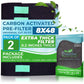 Breathe Naturally Universal Cut to Fit Carbon Activated Air Filter - Replacement Charcoal Filters - Pre Filter Carbon Sheet for Air Purifier, Vent Filters & More - Made in USA (Pack of 1, 16x48)