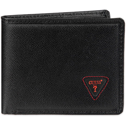 GUESS Men's Classic Bifold Wallet with Card Slots, Bill Compartment and Id Window