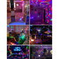 Luditek Disco Ball Party Lights Sound Activated Battery Powered Portable Karaoke Dancing Strobe Lights for Indoor Outdoor Christmas Halloween Party Decorations Supplies for Car Home