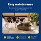 Buy now PetSafe Drinkwell Multi-Tier Pet Fountain - Encourages Hydration for Cats & Dogs - Large-Capacity Waterer - Double Tier - Filtered Fountain with Carbon Filter - 100 oz Water Capacity at indiglob india