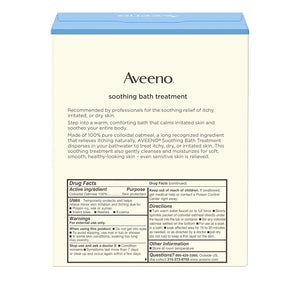 Aveeno Soothing Oatmeal Bath Treatment 8 ct, 3pk