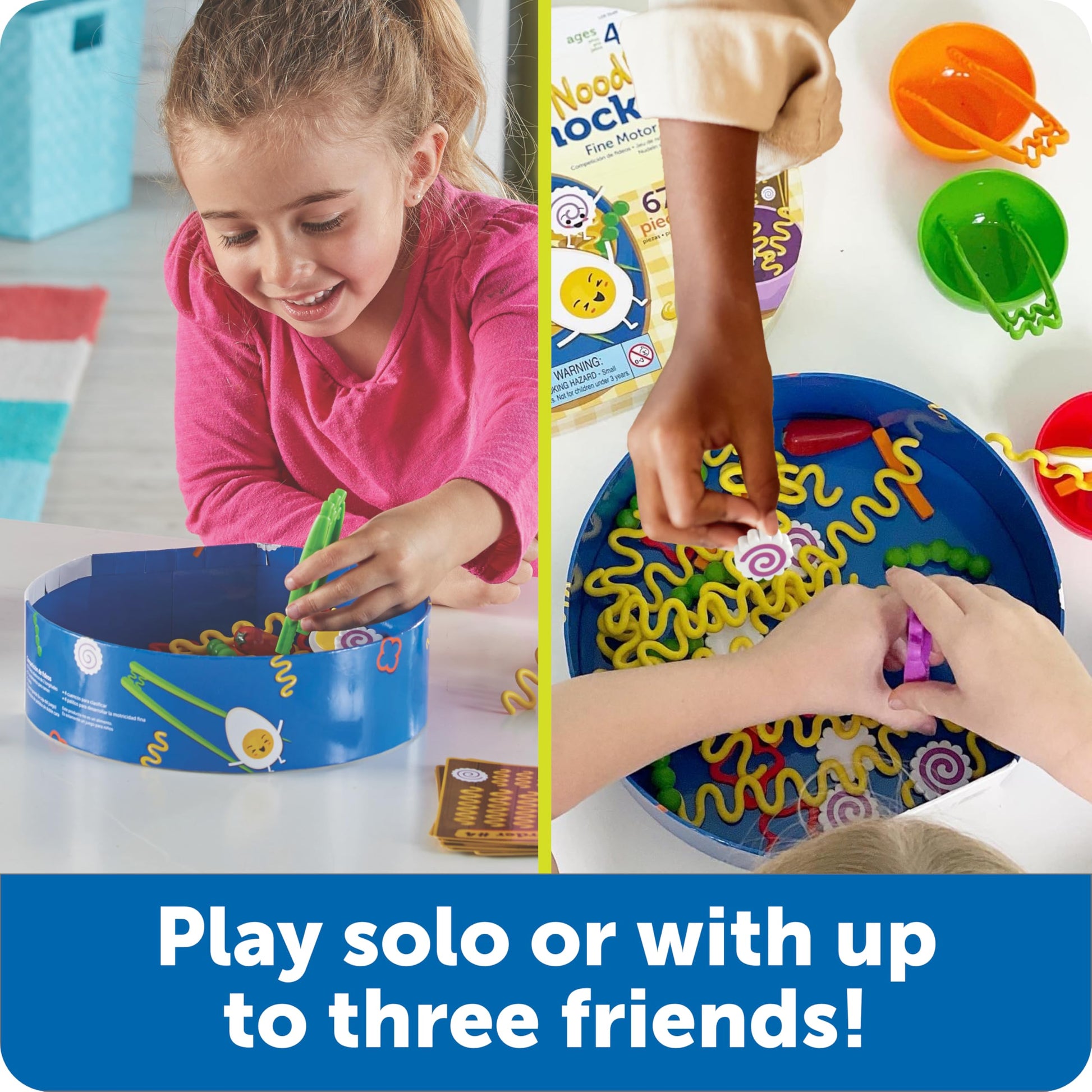 Buy now Learning Resources Noodle Knockout! Fine Motor Game Math Busy Board Sensory Bin STEM Toys, Ages 4+ at indiglob india