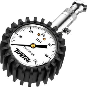 Buy now Tire Pressure Gauge for Cars (0-60 PSI, ANSI Certified) Premium Air Pressure Gauge for Tires - Easy to Read Automobile Analog Circular Dial Low PSI Checker Tester at indiglob india