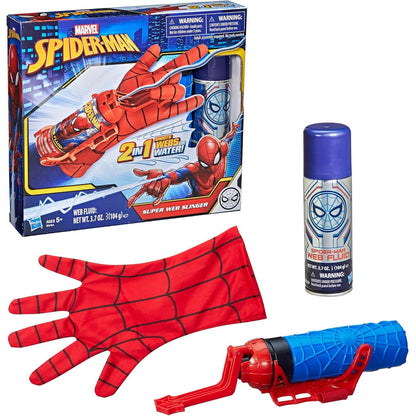Marvel Spider-Man Super Web Slinger, 2-In-1 Shoots Webs or Water, Web Shooter Toy, Role-Play Toys, 5 Year Old Boys and Girls and Up (Amazon Exclusive)