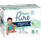 Pampers Pure Protection Baby Diapers, Size 3 (16-28 lbs), 116 Count, Up to 100% Leakproof, Premium Plant-based Skin Protection, Hypoallergenic Soft Diapers