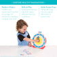 Buy now Melissa & Doug Turn & Tell Wooden Clock - Educational Toy with 12+ Reversible Time Cards at indiglob india