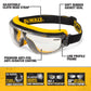 Buy now DEWALT Safety Goggles, Clear, Anti-Fog, DPG84 - Insulator at indiglob india