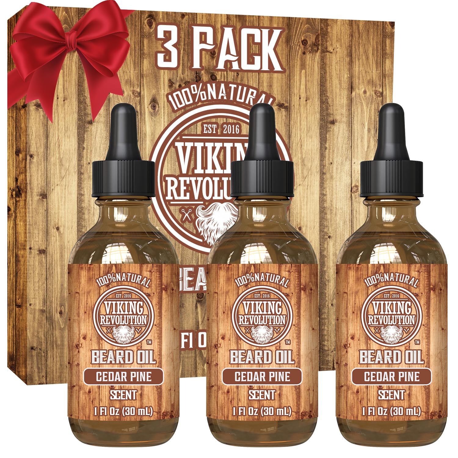 Buy now Viking Revolution Beard Oil with Clary Sage for Men - Natural Blend with Argan and Jojoba Oils for Softening, Strengthening, and Moisturizing at indiglob india