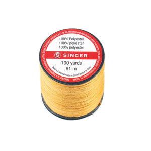 Buy now SINGER 67120 Blue Jean Thread, 100 Yards, Old Gold at indiglob india