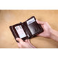 Men's Italian Genuine Cowhide Leather Extra Capacity RFID Bifold Wallet