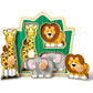Melissa & Doug Pets Jumbo Peg Wooden Puzzle; Animal Puzzles, Peg Puzzles for Toddlers Ages 1+