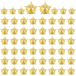 Kenning 60 Pieces Star Badge Lapel Pins Veterans Day Star Pins for Backpacks Badge Military Award Labor Day Brooches
