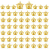 Kenning 60 Pieces Star Badge Lapel Pins Veterans Day Star Pins for Backpacks Badge Military Award Labor Day Brooches - Gold