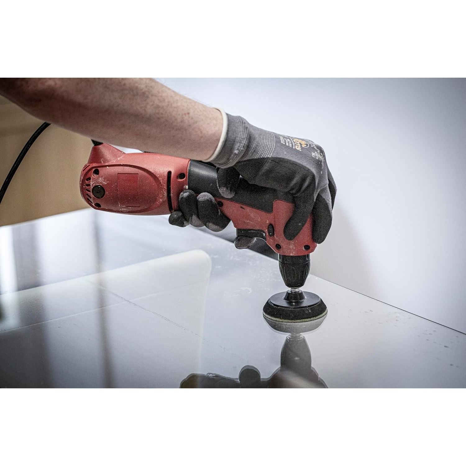 Buy now Glass Polish (3'') Glass Scratch Removal Kit for use with a Drill on All Glass Surfaces - GP28003 at indiglob india