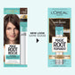 Buy now L'Oreal Paris Magic Root Rescue 10 Minute Root Hair Coloring Kit, Permanent Hair Color with Quick Precision Applicator, 100 percent Gray Coverage, 4 Dark Brown, 2 count at indiglob india