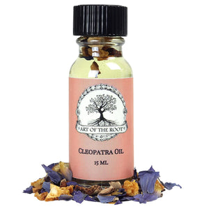 Cleopatra Oil by Art of the Root | Handmade with Herbs & Essential Oils | Wiccan, Conjure, Pagan & Magick Intentions | Love, Seduction, Passion & Attraction Rituals