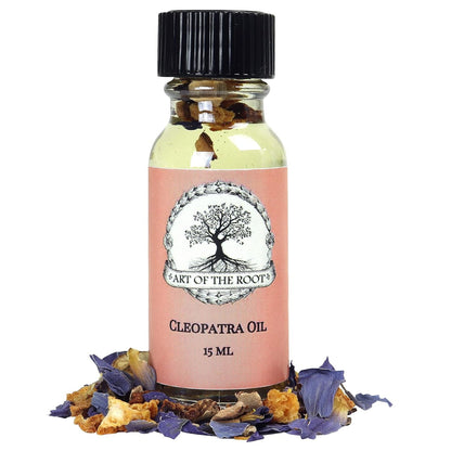 Cleopatra Oil by Art of the Root | Handmade with Herbs & Essential Oils | Wiccan, Conjure, Pagan & Magick Intentions | Love, Seduction, Passion & Attraction Rituals