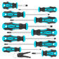 Buy now Amartisan 10-Piece Magnetic Screwdrivers Set, 5 Phillips and 5 Slotted Tips Professional Cushion Grip Screwdriver Set 10-Piece Screwdrivers Set (Blue) at indiglob india