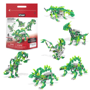 Buy now K'NEX Dynamic Dinos 6-in-1 Building Set - STEM Building Kit, Kid Construction, Creative Play Toy‚ Ages 8+ at indiglob india