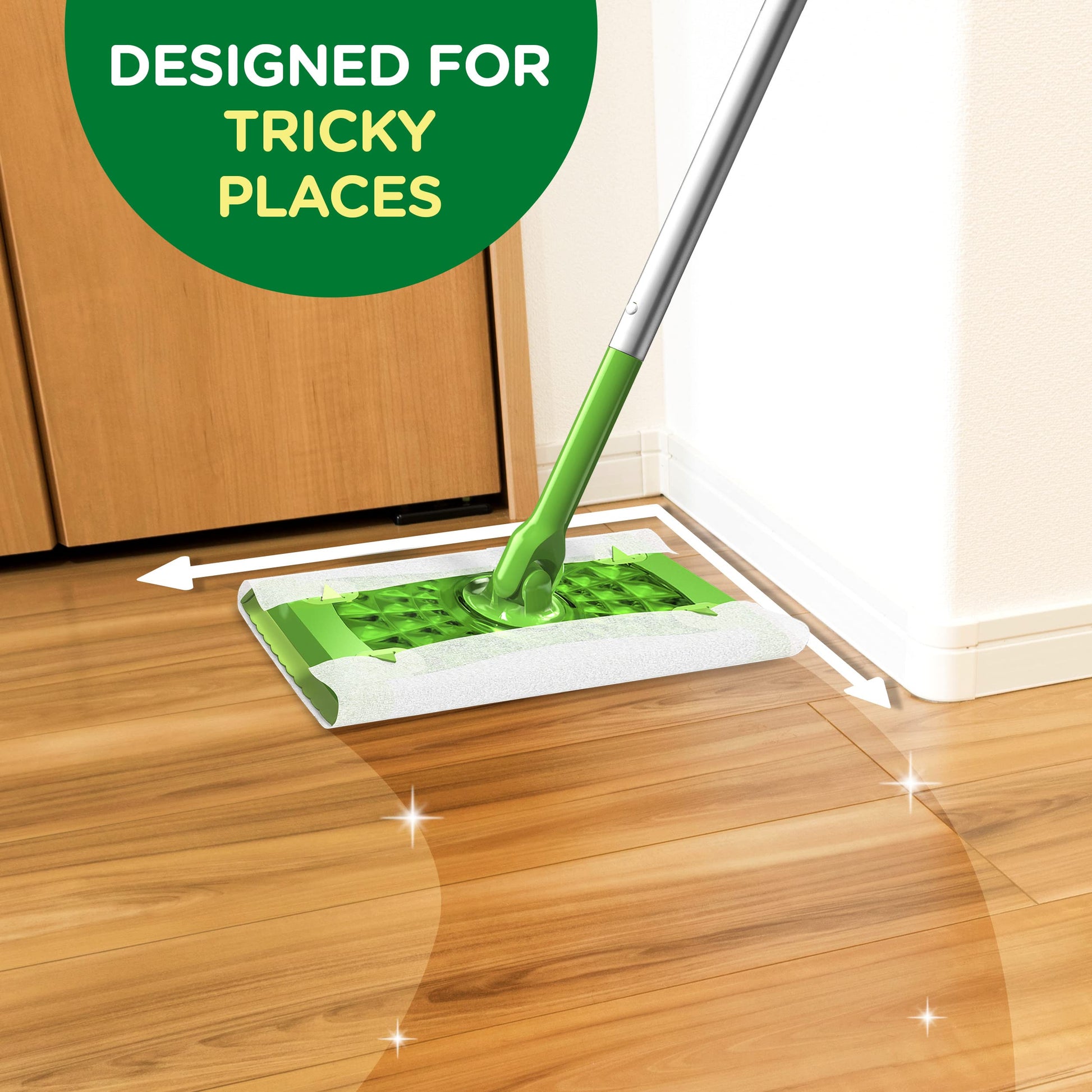 Buy now Swiffer Sweeper Dry Sweeping Pad, Multi Surface Refills for Dusters Floor Mop, with Febreze Lavender, 32 count at indiglob india