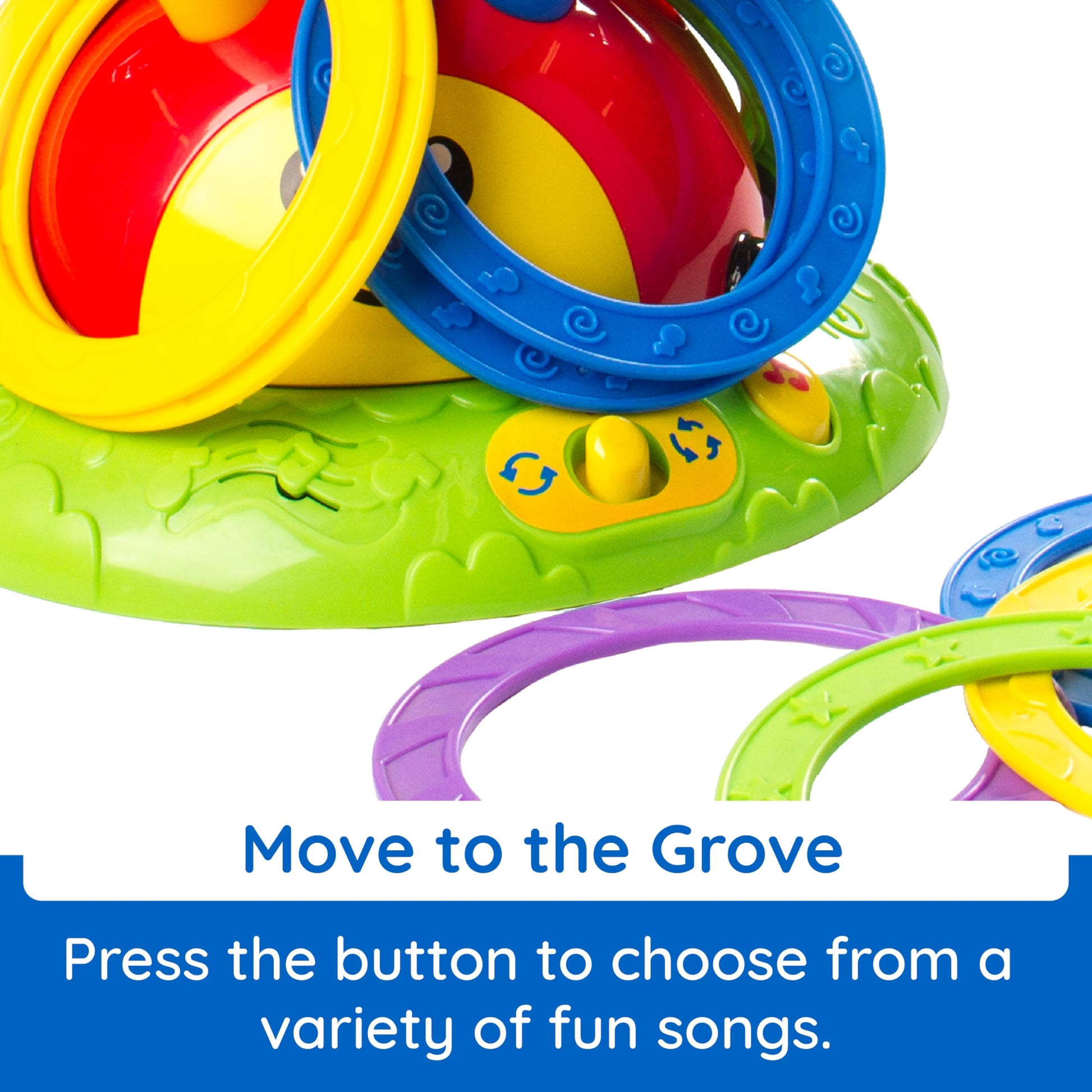 Buy now Fat Brain Toys 2-in-1 Musical Jump 'n Toss, Active Indoor/Outdoor Games for Kids Ages 4+, Fun Toys, Kids Activities at indiglob india