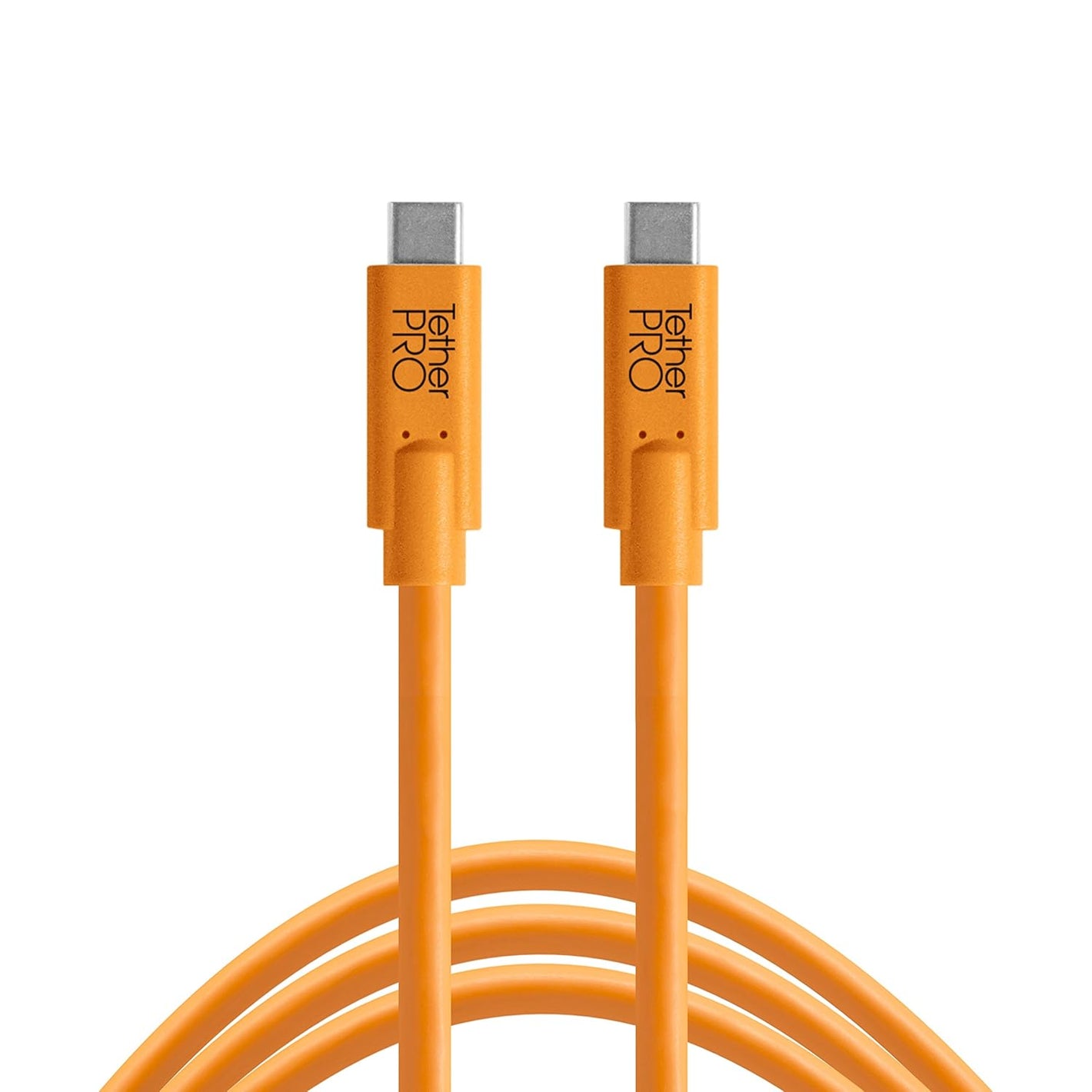 TetherPro USB-C to USB-C, 5Gbps Gen 1, 10' (3m), High-Visibility Orange