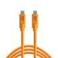 TetherPro USB-C to USB-C, 5Gbps Gen 1, 10' (3m), High-Visibility Orange